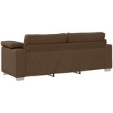 SOFA 3 pcs Smeđa 219 x 80 x 82 cm Platnasta tkanina | shoptok.hr