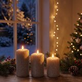 Brilagi KOMPLET 3x LED sveća LED/2xAA siva | Eponuda.com