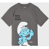 Sinsay Pamučna oversize majica s printom The Smurfs | shoptok.hr