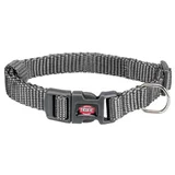 ovratnica za pse Premium S-M 30-45 cm/15 mm siva
