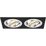 Braytron GU10 Ugradna Rozetna Kvadratna Dvostruka Crna BH03-00121 | Eponuda.com