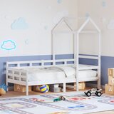 Dnevni krevet s krovom bez madraca bijeli 80x200cm masivno drvo | Eponuda.ba
