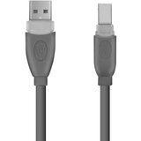 LINQ USB 2.0 tip A moški na USB 2.0 tip B moški kabel, 3 m - siv za tiskalnik, trdi disk, kamero, (21262052) Cene