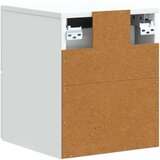  Stenski nočni omarici s predalom 2 pcs Bela 33 x 34,5 x 40 cm, (5000209927) | Shoptok.si