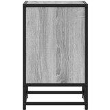vidaXL Nočna omarica 2 kosa siva sonoma 40x31x50 cm inž. les in kovina | Shoptok.si
