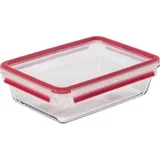 Clip&Close Glass Food Container, Square 2 L