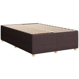 vidaXL Posteljni okvir temno rjav 120x190 cm tkanina, (21310147) Cene