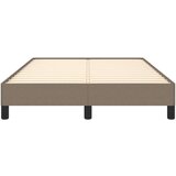 vidaXL Posteljni okvir taupe 120x190 cm tkanina | Shoptok.si