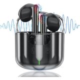 Venisymlis Prozorne ušesne slušalke Bluetooth 5.3, brezžične slušalke za vstavljanje v uho, globoki basi, (22102499) | Shoptok.si