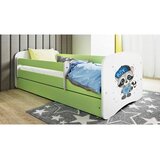 MID.YOU Dječji krevet Dreamy rakun 160x80 sa madracem s ladicom Zelena | shoptok.hr