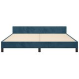  Okvir kreveta bez madraca tamnoplavi 160x200 cm baršunasti | shoptok.hr