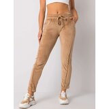 RUE PARIS Sweatpants-RV-DR-6110.92P-camel | Shoptok.si