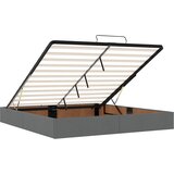  Krevet od pjene s madracem i LED-om Tamnosiva 180 x 200 cm | shoptok.hr