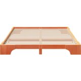  Krevet s daskama s pohranom Smeđa 160 x 220 cm Masivna borovina | shoptok.hr