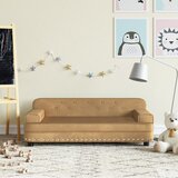 The Living Store Otroški kavč rjav 90x53x30 cm žamet - Otroški Kavč, (21836469) | Shoptok.si