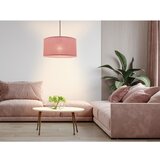 Candellux Lighting Rožnata viseča svetilka s tekstilnim senčilom ø 40 cm Shanti – | Shoptok.si