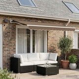  Povlačivi tende Sivosmeđa 350 x 250 cm Tkanina i Aluminij | shoptok.hr