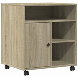  Stalak za pisač s kotačima boja hrasta sonome 60 x 50 x 67 cm | shoptok.hr