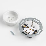  Kliklap - Retro kućna utičnica bez okvira 230V keramička bela | Eponuda.com