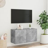  Zidni TV ormarić sivi boja betona 80x30x41 cm | Eponuda.com
