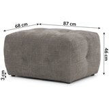 Ropez Siv tabure Melva – | Shoptok.si