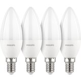 Philips LED Lamp E14 4-Pack candle 40W 4000K | shoptok.hr