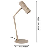 Eglo Caminia table lamp GU10 F Brass, Sand | shoptok.hr