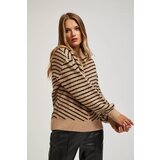 Marisse Beige And Black Striped Sweater | Shoptok.si