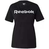 Reebok Tehnička sportska majica crna / bijela
