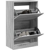 The living store omarica za čevlje siva sonoma 60x34x96,5 cm inženirski les - omarica za čevlje, (21485636) Cene