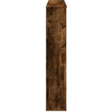 vidaXL Okvir za kamin dimljeni hrast 100x20x100 cm inženirski les | Shoptok.si