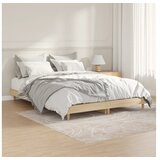 vidaXL Posteljni okvir sonoma hrast 135x190 cm inzenirski le | Shoptok.si