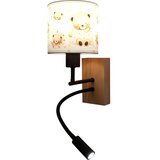 Brilagi LED fleksibilna lampa BOBO WOOD 1xE27/25W/230V + LED/3W hrast/crna/bela/medena. | Eponuda.com