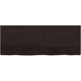 Stolna ploča tamnosmeđa 160x60x(2-6) cm obrađena masivna hrast | shoptok.hr