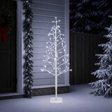  LED božićno drvce Bijela Čelik 196 LED lampica | shoptok.hr