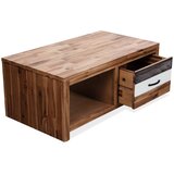  Stolić za kavu od masivnog bagremovog drva 90 x 50 x 37,5 cm | Eponuda.com