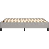 vidaXL Box spring posteljni okvir svetlo siv 140x200 cm blago | Shoptok.si