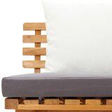  Vrtni dnevni ležaj 200 x 65 cm od masivnog bagremovog drva | Eponuda.com