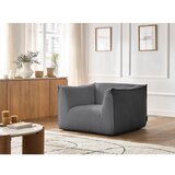 Bobochic Paris Tamno siva fotelja od bouclé tkanine Giorgia – | shoptok.hr