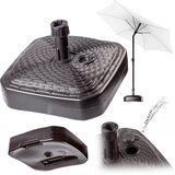 KADAX Podstavek za senčnik, vrtno stojalo za senčnik, kvadratno, 39 cm, utež, (5000356991) Cene