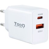 TooQ Cargador je paril tudi USB-C/PD 20W, USB-A/QC 18W Blanco, (21262272) Cene