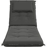  Jastučić za ležaljku GEMERT 100% poliester Antracit - Antracit 190 x 60 x 9 cm Poliester | shoptok.hr