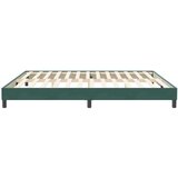  posteljni okvir brez vzmetnice temno zelena 200x210 cm žamet, (21829538) | Shoptok.si