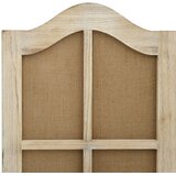 Sobna pregrada s 4 panela smeđa 140x165 cm od tkanine | shoptok.hr