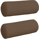  Valjkasti jastučići 2 pcs Smeđa Ø 25 x 70 cm tkanina | shoptok.hr