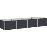  Povišeni vrtni krevet Antracit 320 x 80 x 55 cm | shoptok.hr