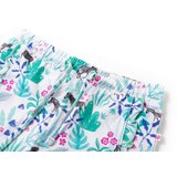  Dječje kratke hlače s vezicom prljavo bijela i tamna boja mente 140 | shoptok.hr