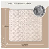 Hakuna Matte Hakuna prošivena podloga za djecu Hygge 127 x 127 x 1,5 cm, bež | shoptok.hr