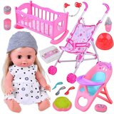 Veliki set: interaktivna lutka s opremom | shoptok.hr