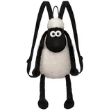 Shaun the Sheep, ženski nahrbtnik Shaun Sheep 61175 črno-bel, 12 palcev, primeren za odrasle, otroke, pliš, črno-bel, 33 cm UK, (20871642)